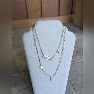Mixed Media Layering Necklace